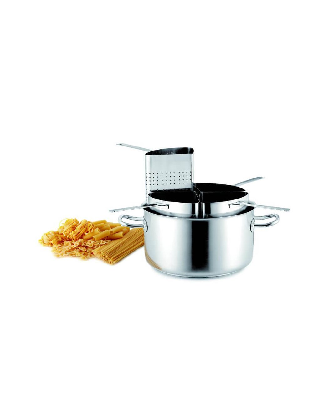 Casserole set+ 4 pasta colander