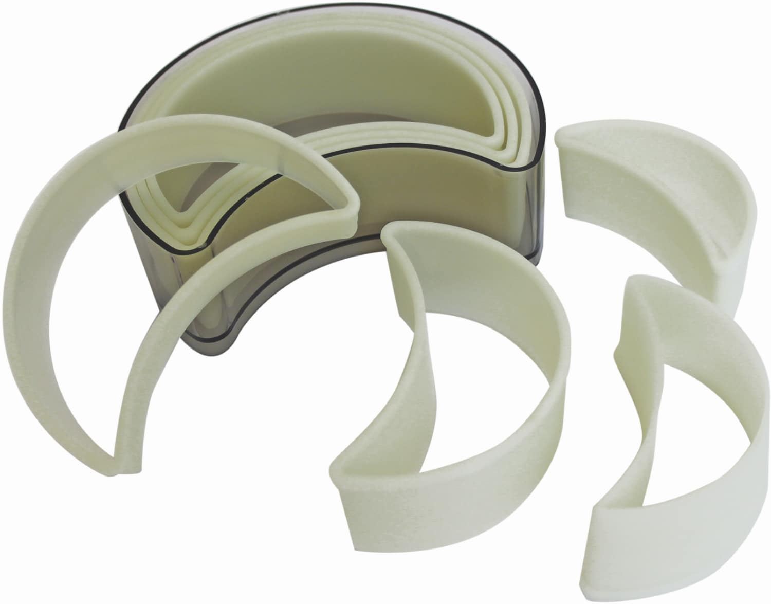 Pastry Cutters Nylon, Half-Moon Plain