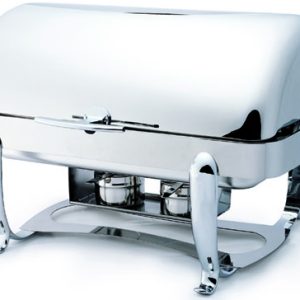 Gourmet Plus Chrome Oblong Roll-top Chafer