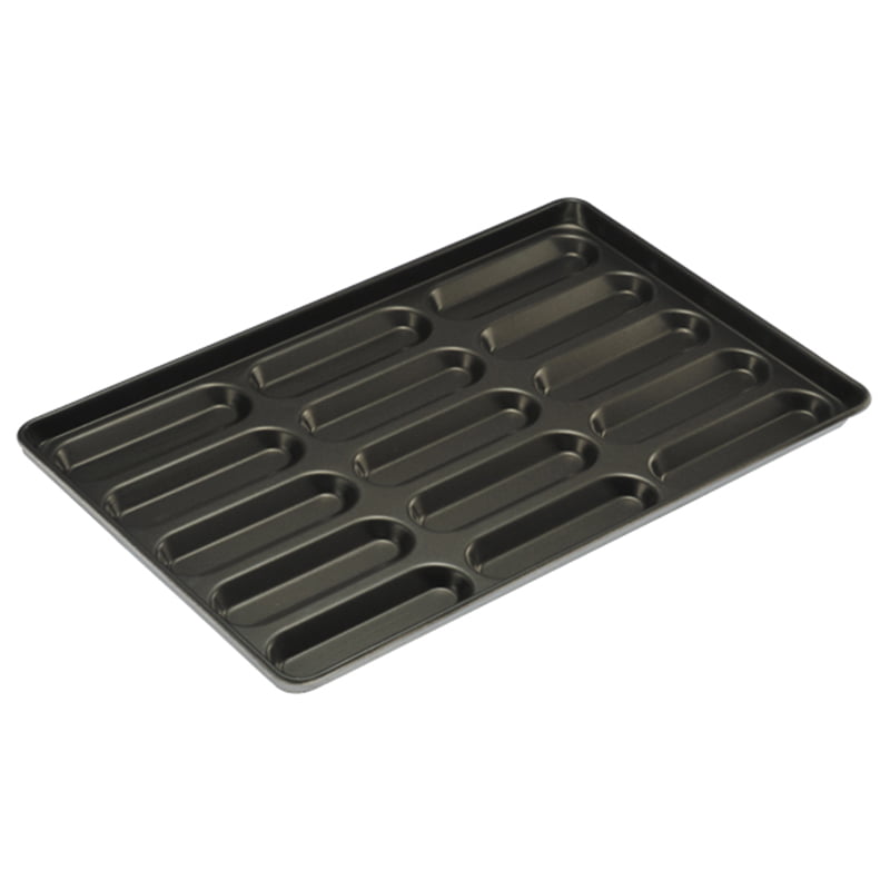 Hot Dog Bun Pan (Non-stick)-14 Indents
