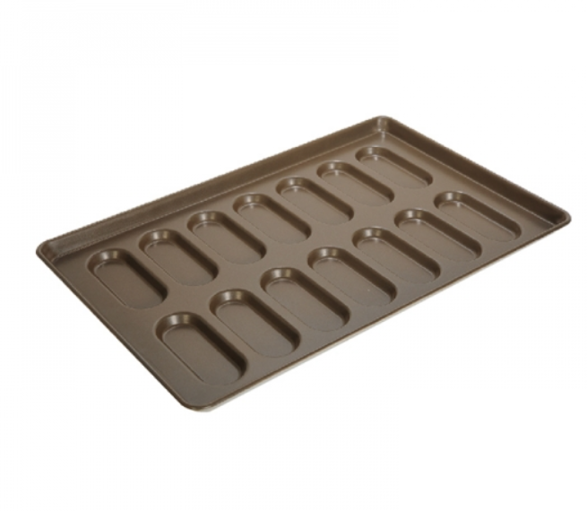 Hot Dog Bun Pan (Non-stick)-12 Indents