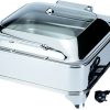 Gourmet Plus 2/3 Induction Chafer with Glass Lid and Frame Set